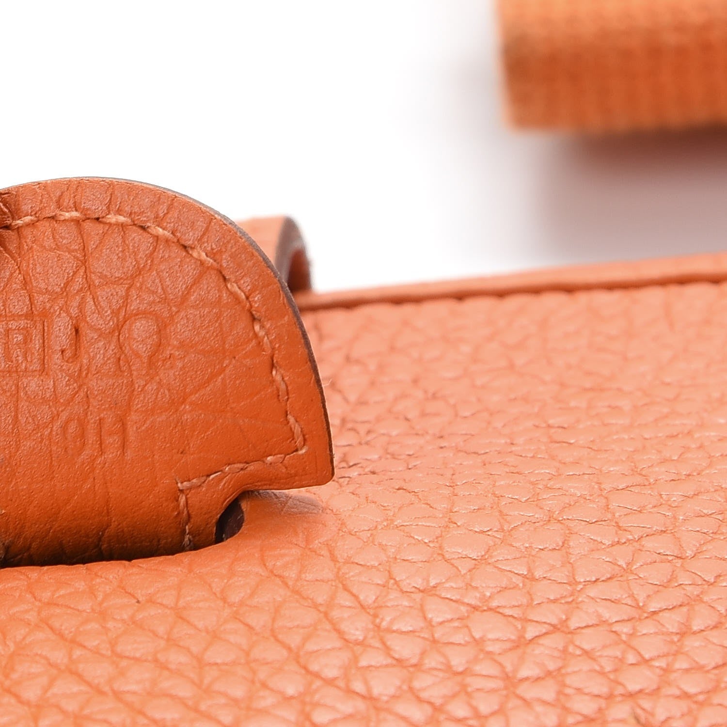 Hermes Taurillon Clemence Evelyne III PM Orange 7 of 21