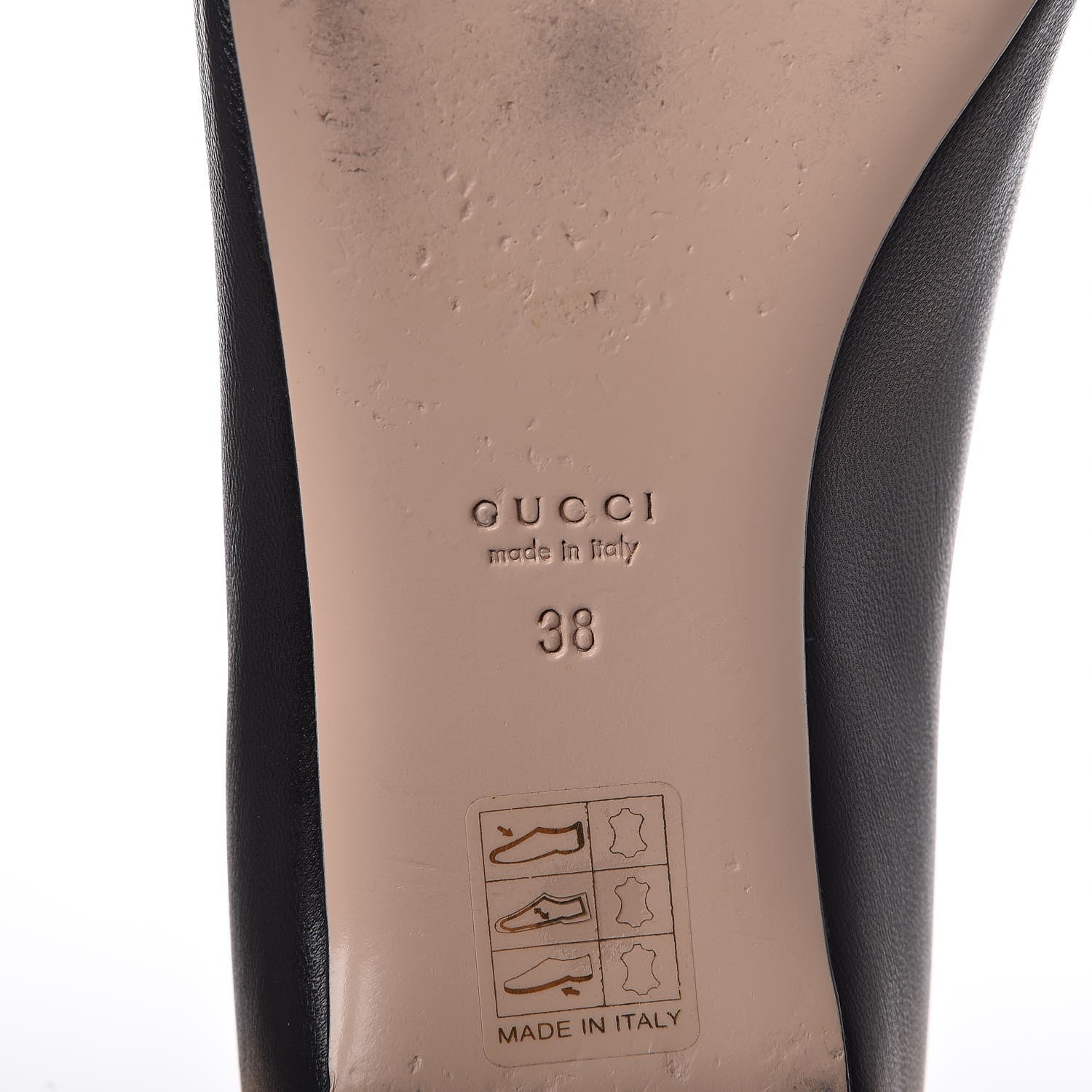 Gucci Calfskin Web Bow Ballerina Flats 38 Black 7 of 10