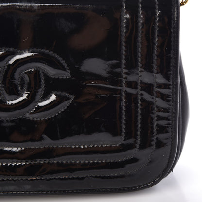 Chanel Patent Mini Flap Black 9 of 17