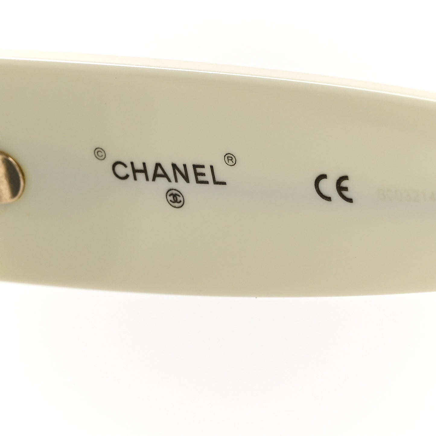 Acetate Shield Sunglasses 71476-A White