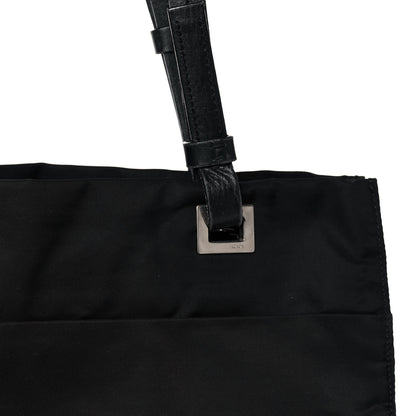 Prada Nylon Vela Shopping Tote Black 10 of 12