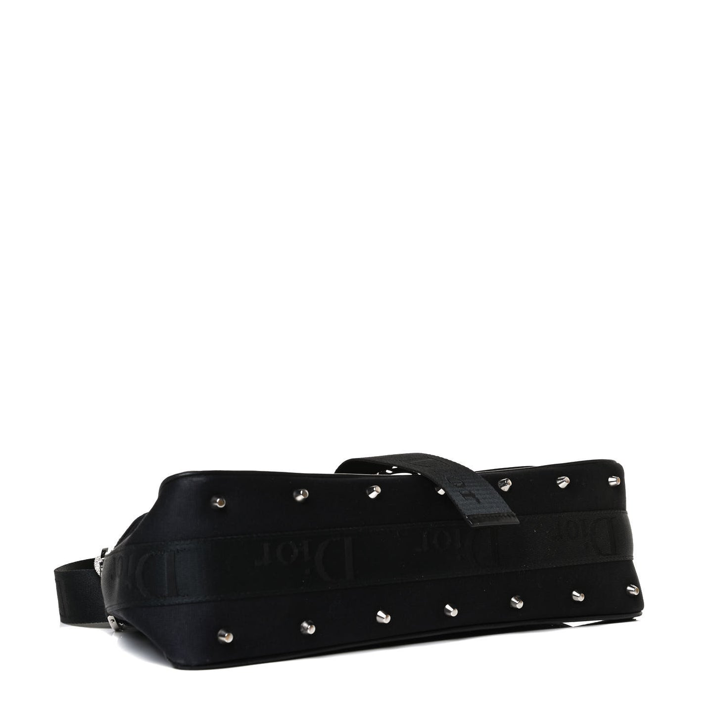 Silk Jersey Crystal Hardcore Clutch Black