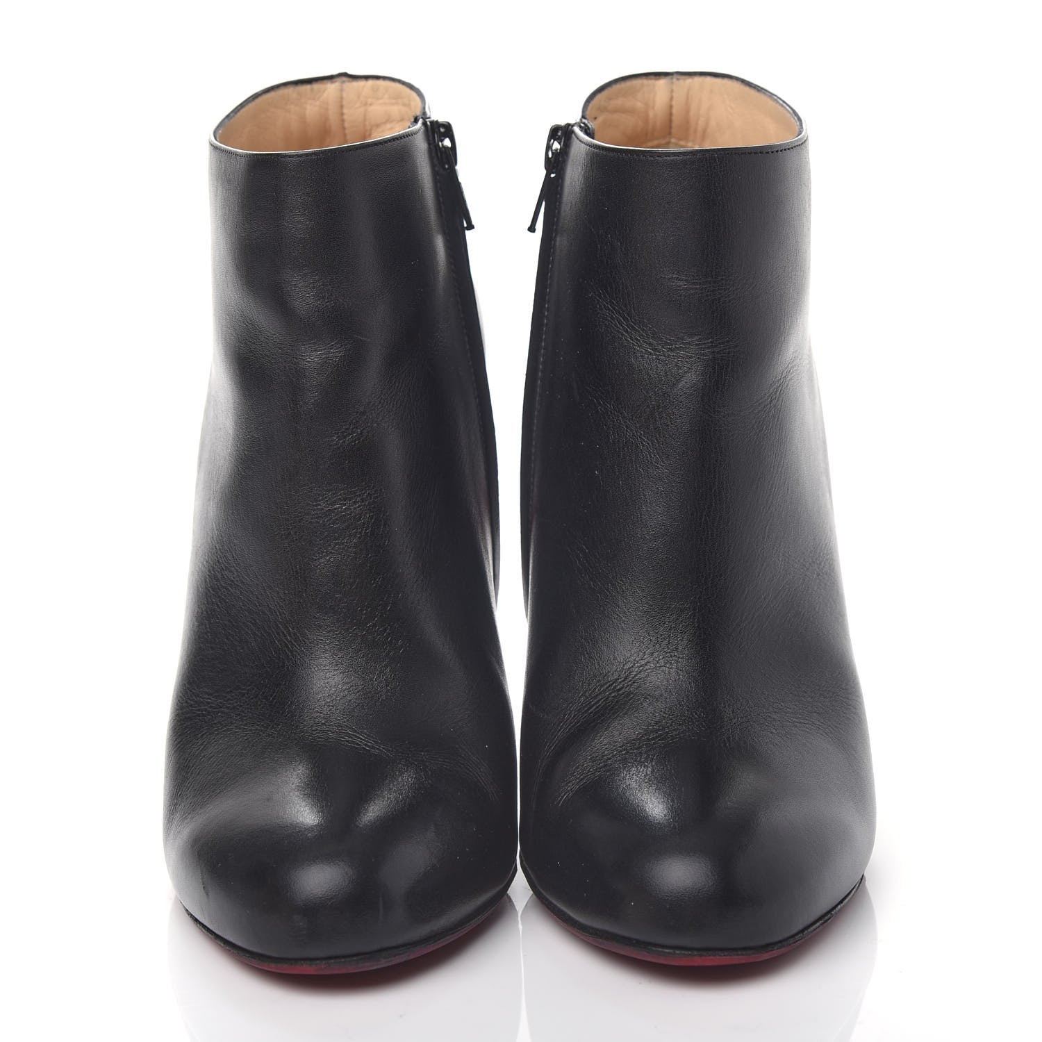 Christian Louboutin Calfskin Belle 100 Ankle Boots 40 Black 5 of 10