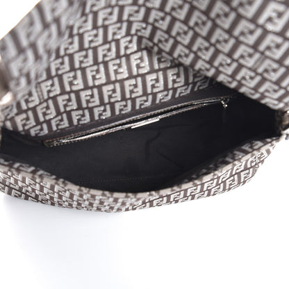 Fendi Zucchino Vachetta Mama Baguette Caffe Argilla Canna di Fucile 5 of 7
