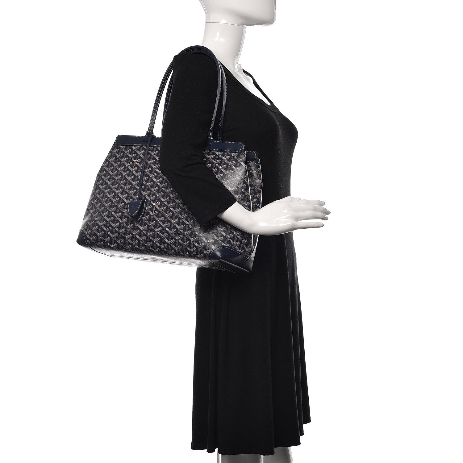 Goyard Goyardine Bellechasse PM Navy 2 of 10