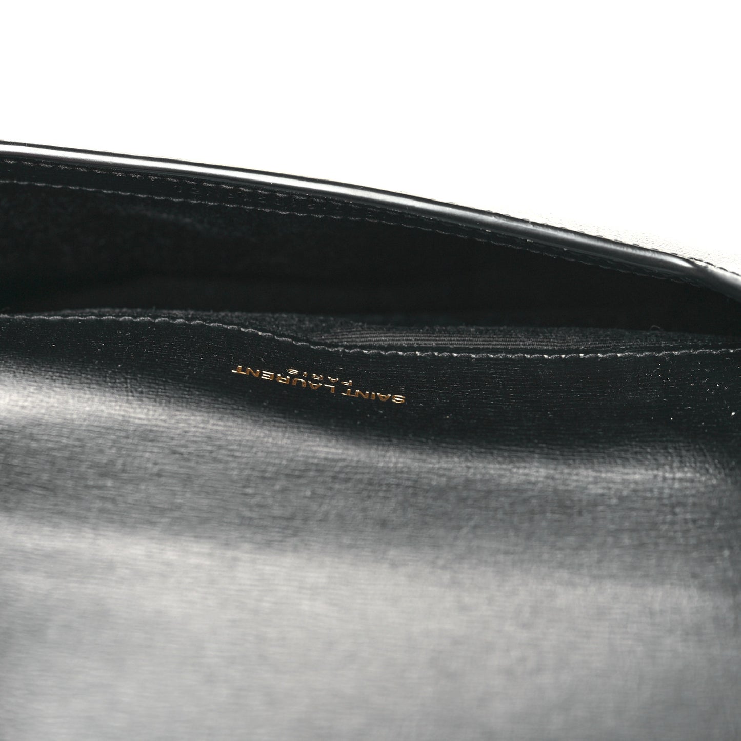 Smooth Calfskin Monogram Phone Holder Crossbody Black