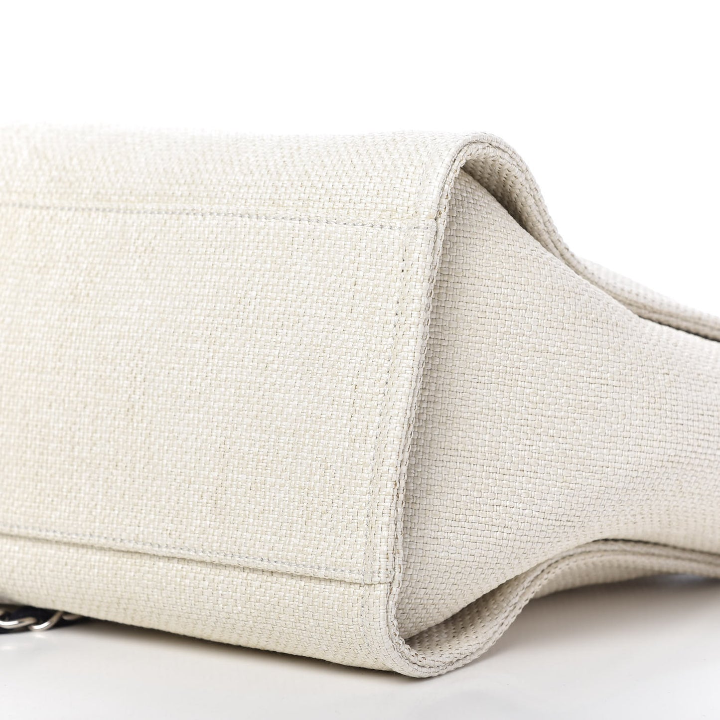 Canvas Medium Deauville Tote White