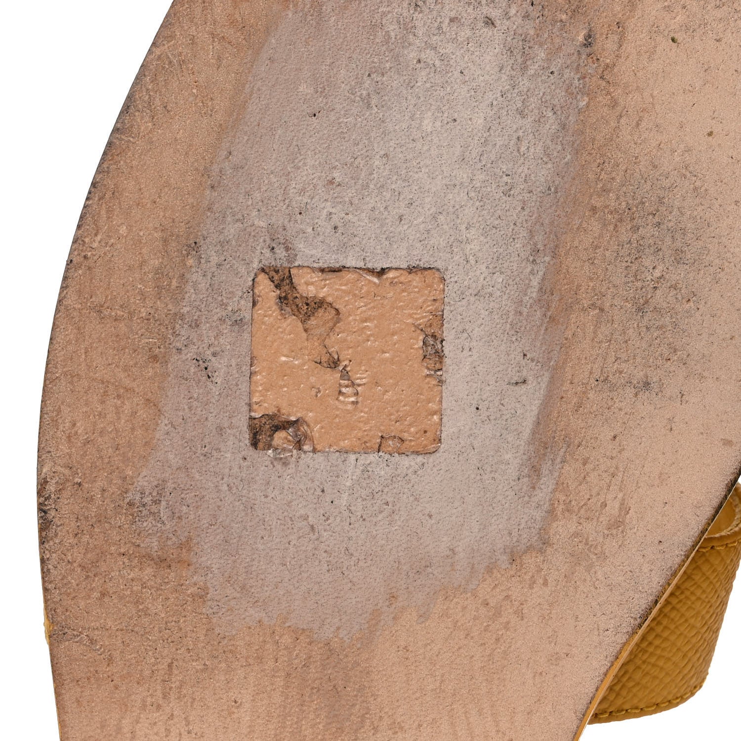 Hermes Epsom Oran Sandals 39.5 Jaune Sable 9 of 12