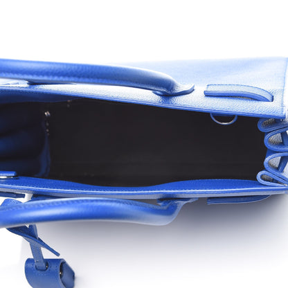 Saint Laurent Grained Calfskin Baby Sac De Jour Royal Blue 5 of 9