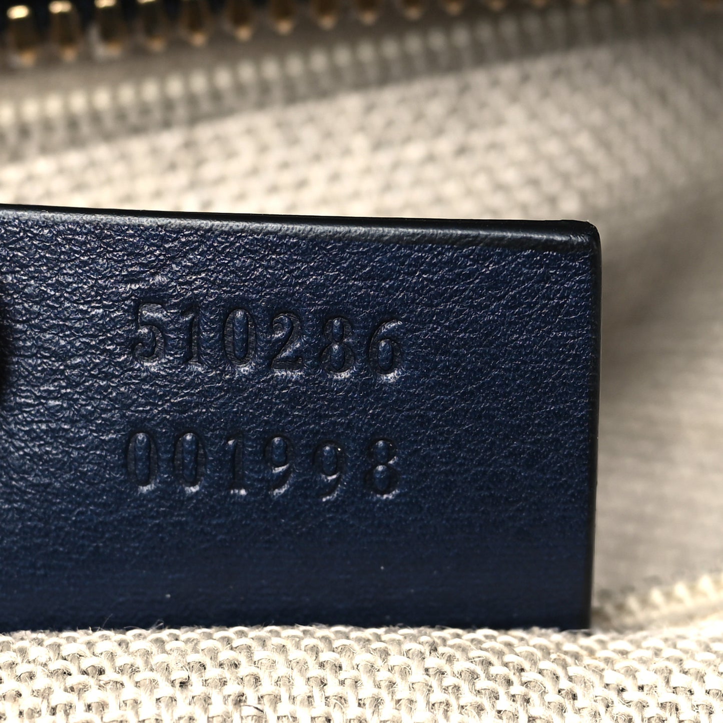 Microguccissima Medium Crossbody Bag Blue
