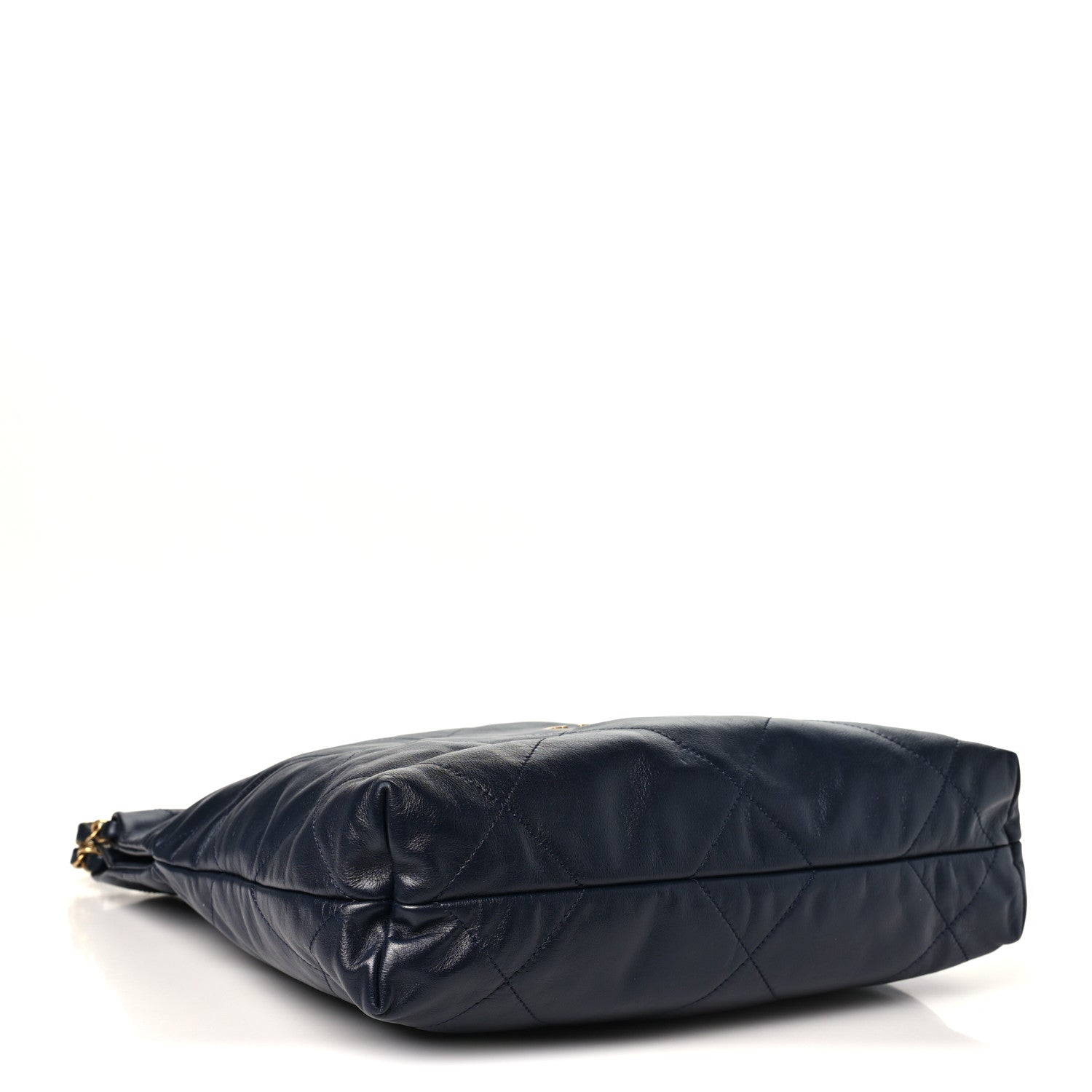 Chanel Shiny Calfskin Quilted Small Chanel 22 Navy 4 of 10