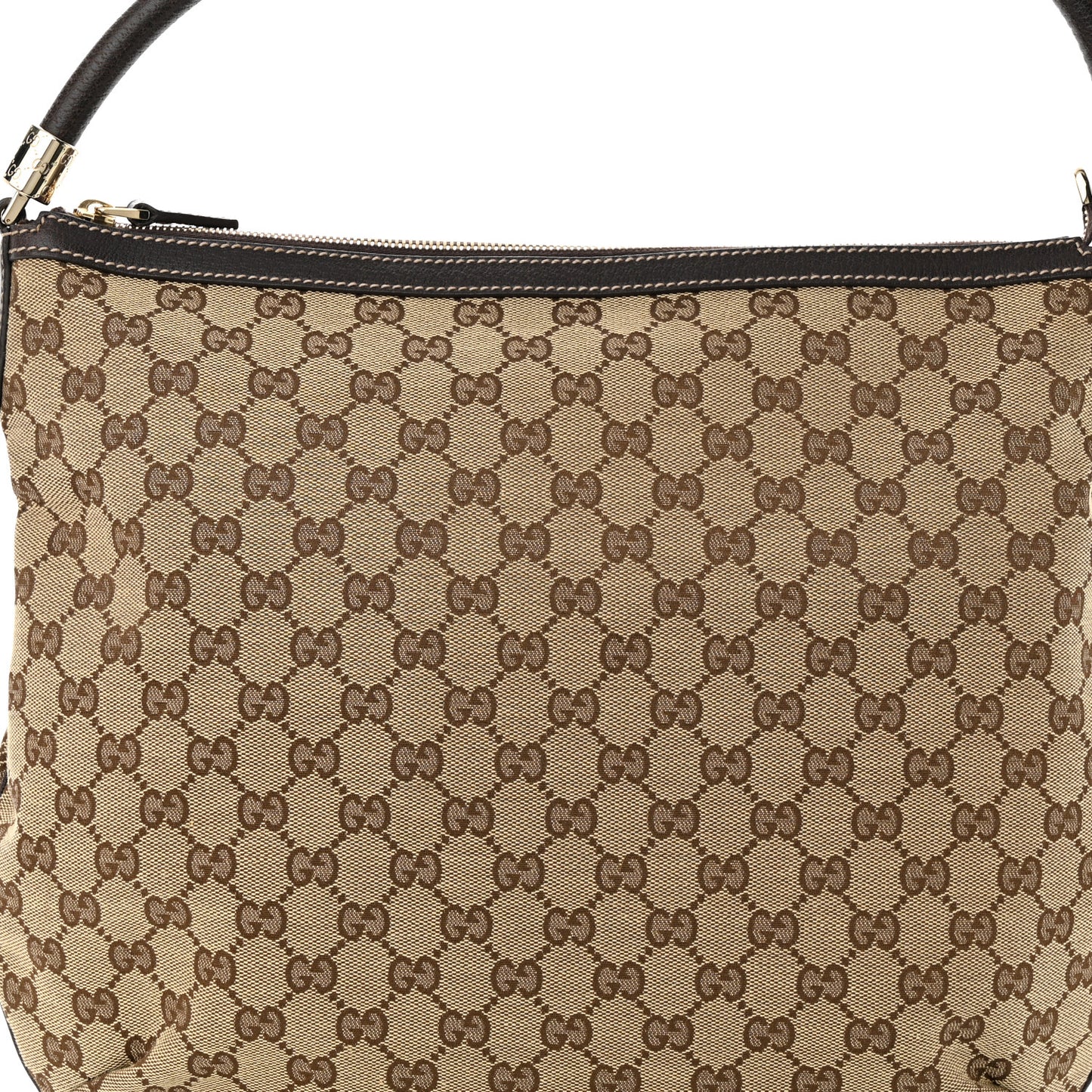 Monogram Hobo Dark Brown