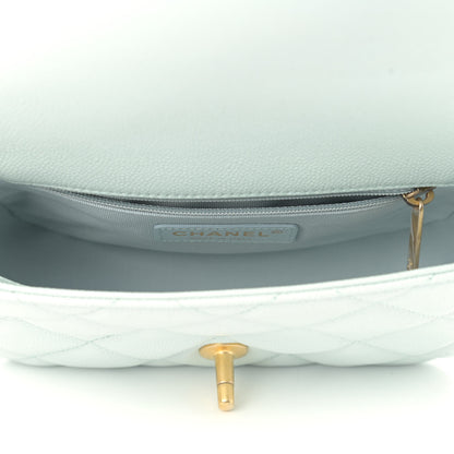 Chanel Iridescent Caviar Quilted Mini My Perfect Flap Light Green 5 of 9