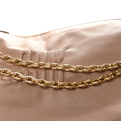 Miu Miu Soft Calf Softy Shoulder Bag Cammeo 8 of 10