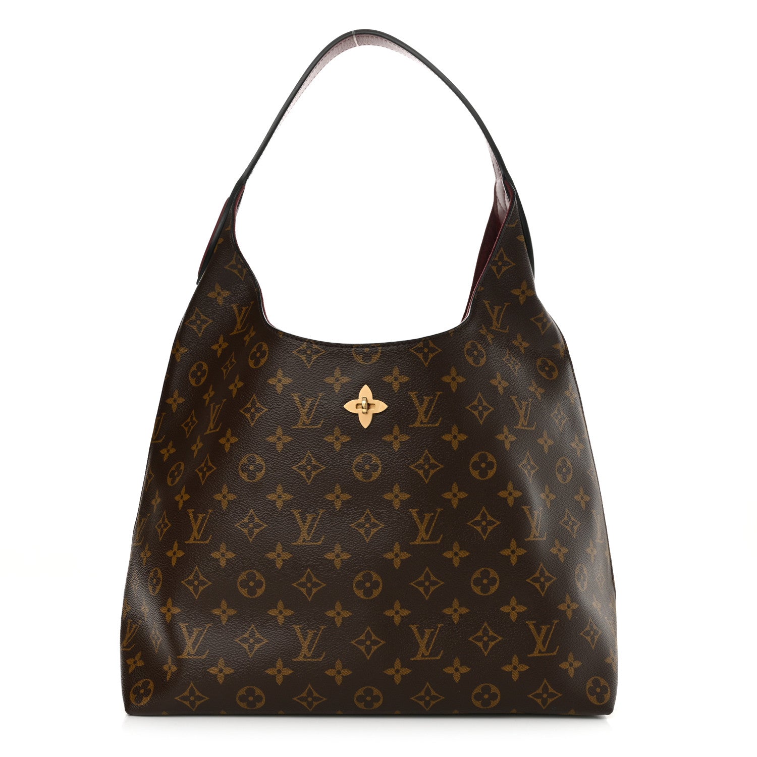 Louis Vuitton Monogram Flower Hobo Bordeaux 1 of 10