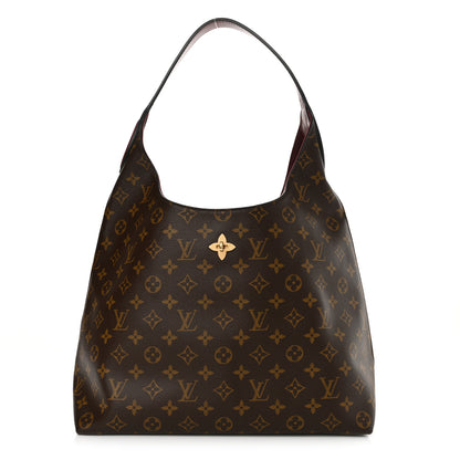 Louis Vuitton Monogram Flower Hobo Bordeaux 1 of 10