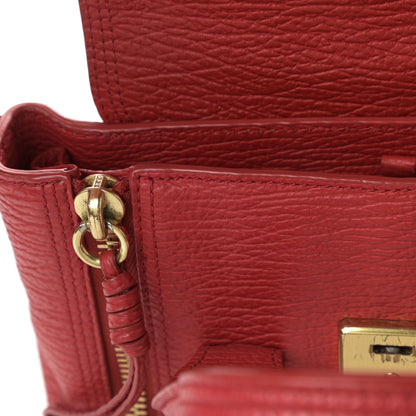 3.1 Phillip Lim Textured Calfskin Mini Pashli Satchel Red 9 of 12