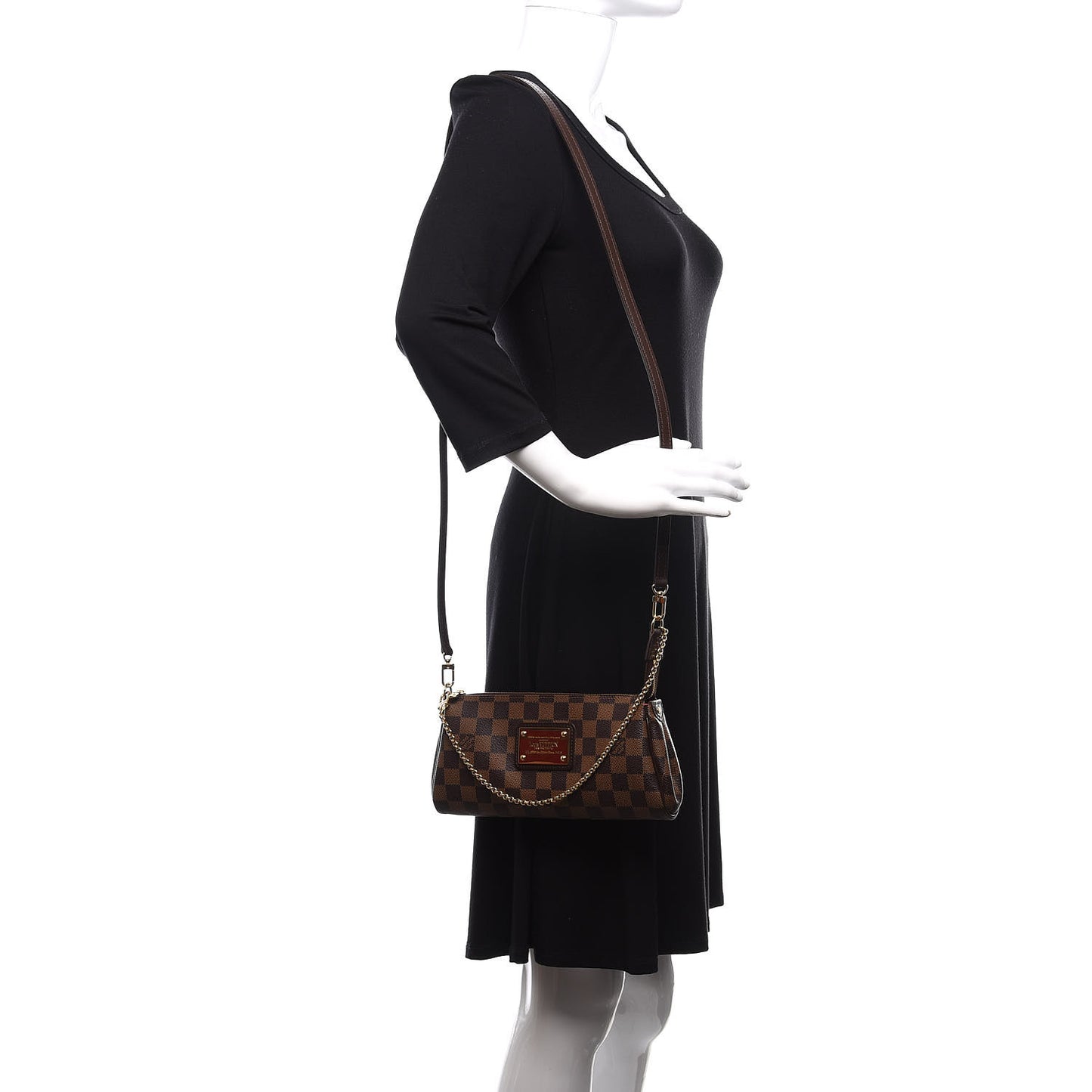 Damier Ebene Eva Clutch