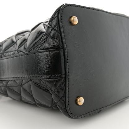 Chanel Glazed Calfskin Quilted State Of The Art Hobo Black 9 of 10