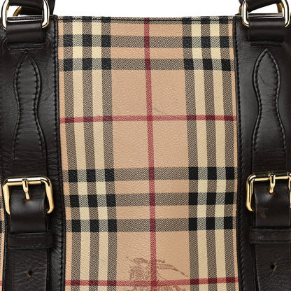 Burberry Haymarket Check Tote Chocolate 16 of 16