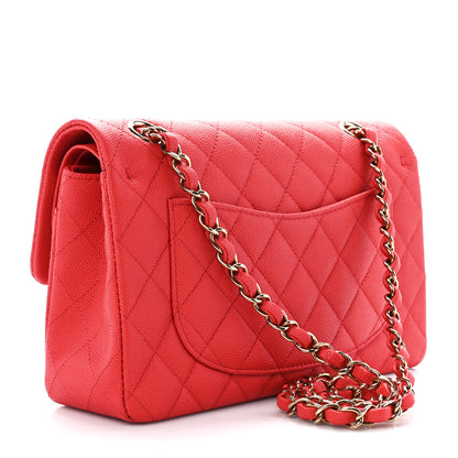 Chanel Caviar Quilted Small Double Flap Red 3 of 12