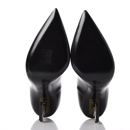 Saint Laurent Calfskin Opyum 100 Pumps 39 Black Gold 5 of 9