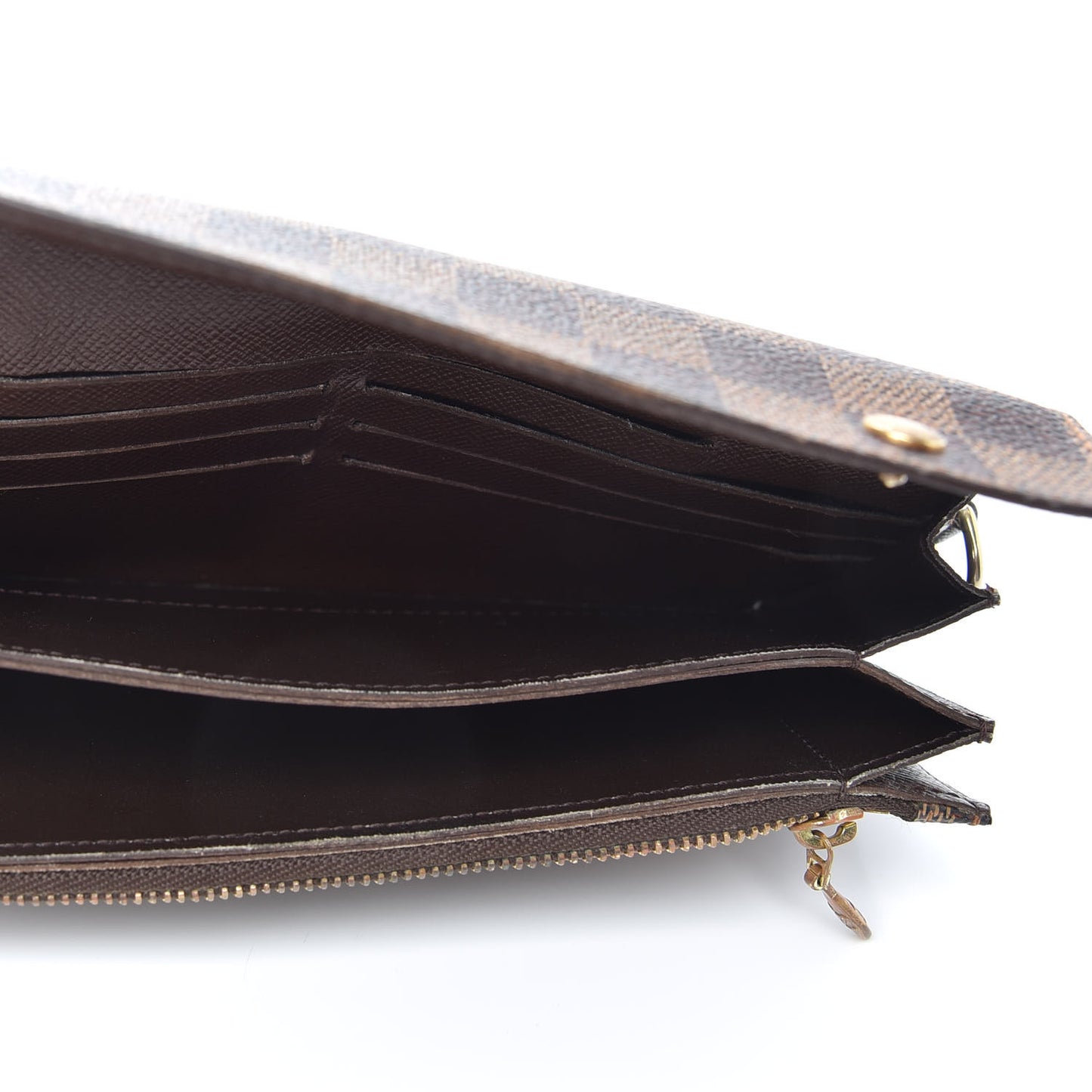 Damier Ebene Portefeuille Long Modulable Wallet