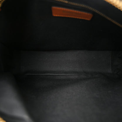 Burberry E-Canvas Monogram Calfskin Knight Messenger Bag Bridle Brown 4 of 9