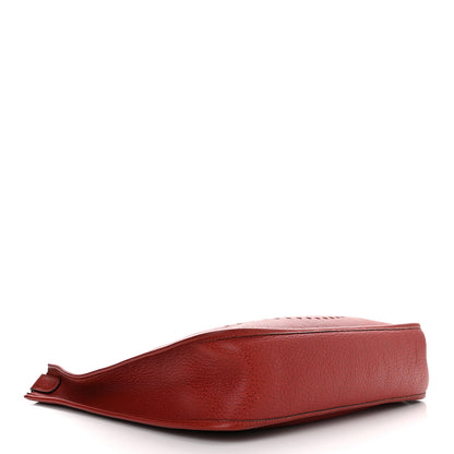 Hermes Taurillon Clemence Evelyne GM Rouge 4 of 11