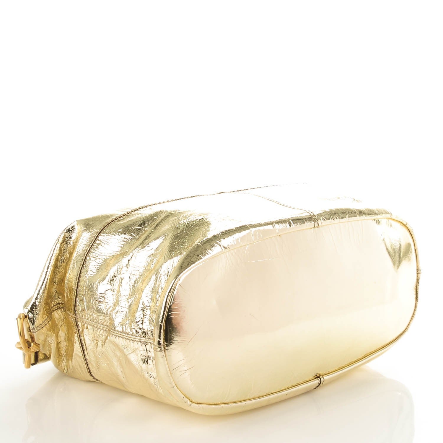 Givenchy Metallic Calfskin Medium Nightingale Gold 4 of 8