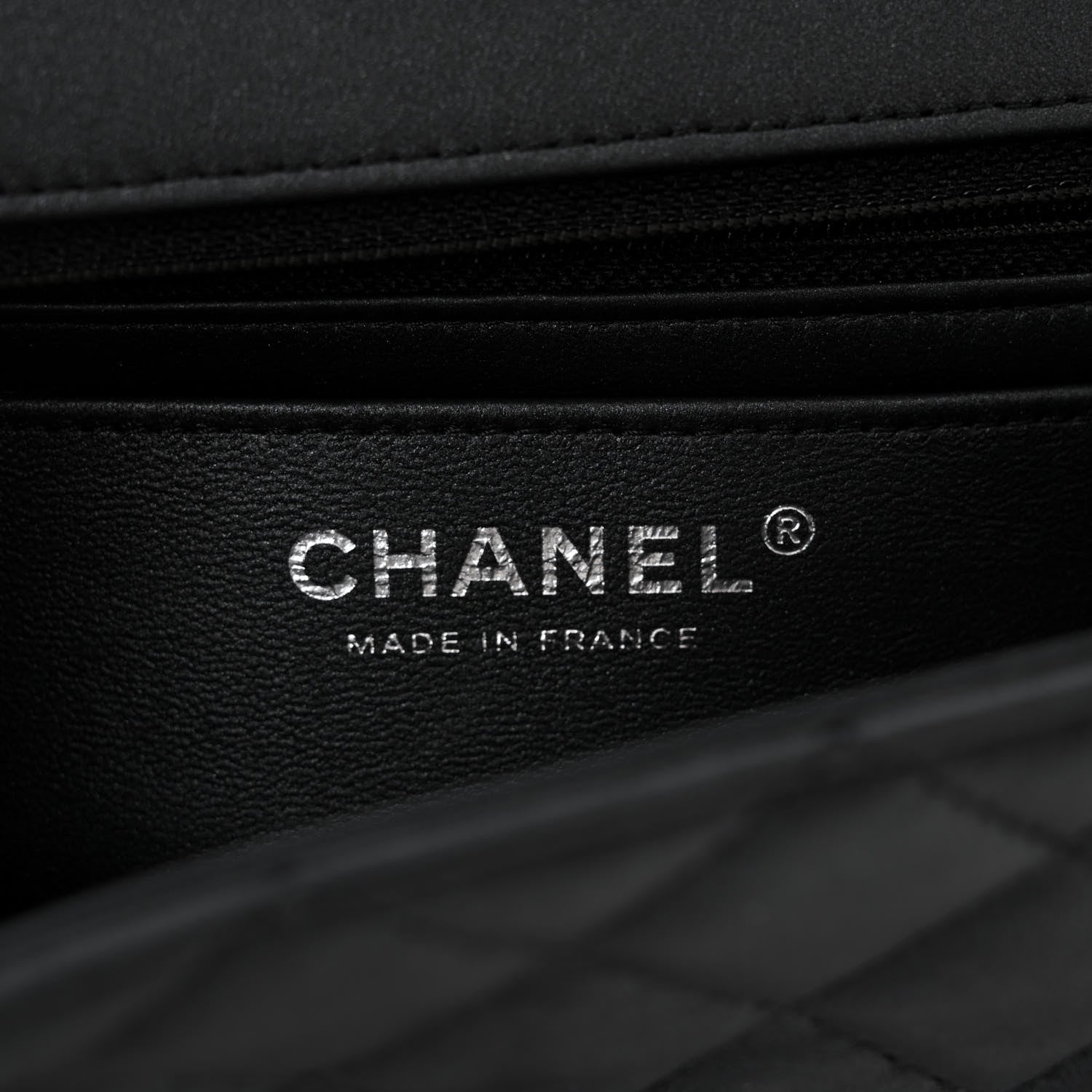 Chanel Pearly Lambskin Quilted Mini Rectangular Flap So Black 6 of 11