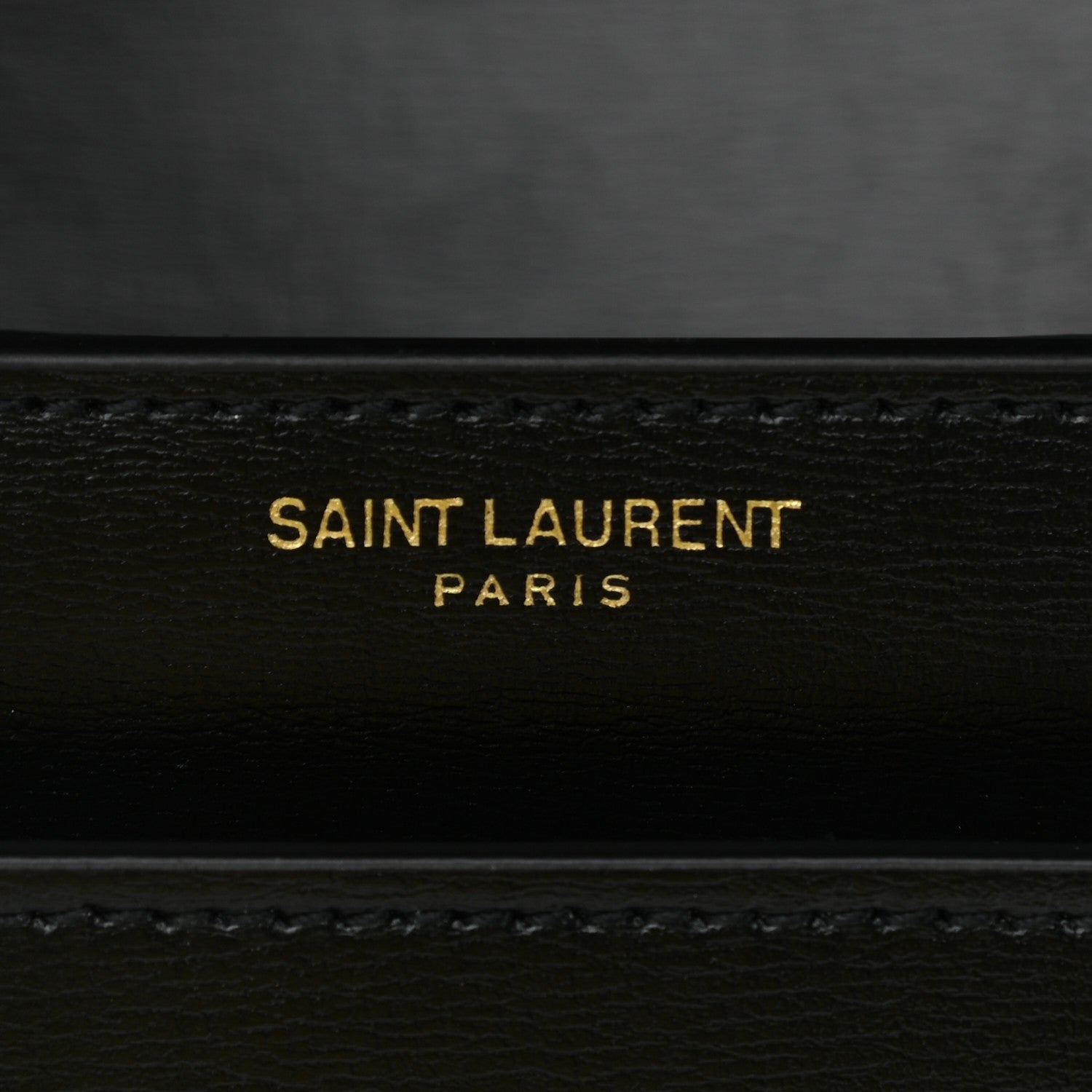 Saint Laurent Calfskin Large Monogram Sunset Black 7 of 10