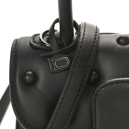 Delvaux Grained Rodeo Calfskin Quilted Mini Brillant Satchel Black 7 of 14