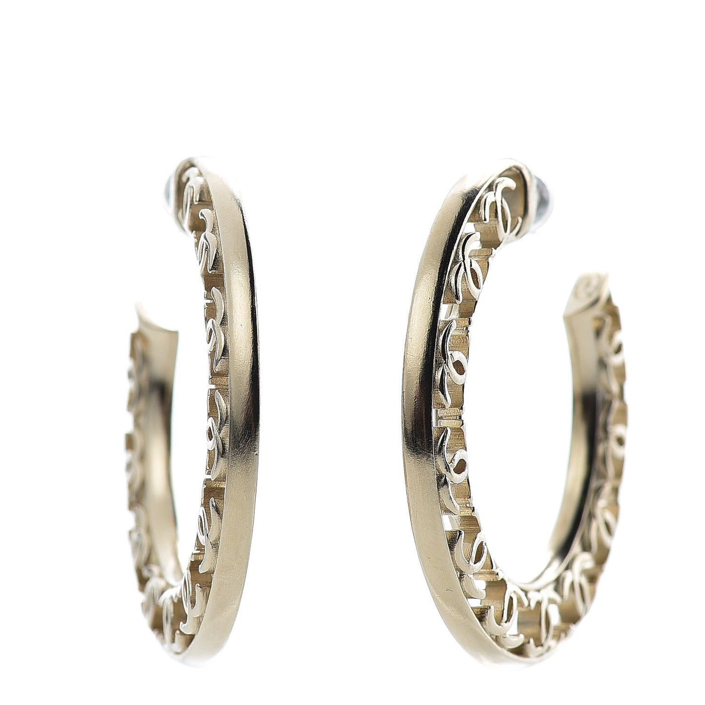 CC Hoop Earrings Gold