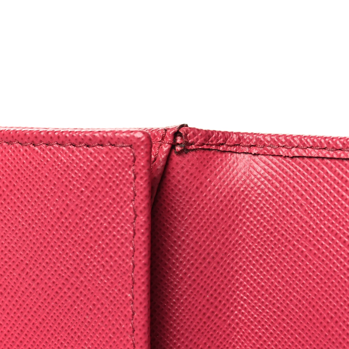 Saffiano Tri Fold Compact Wallet Peonia