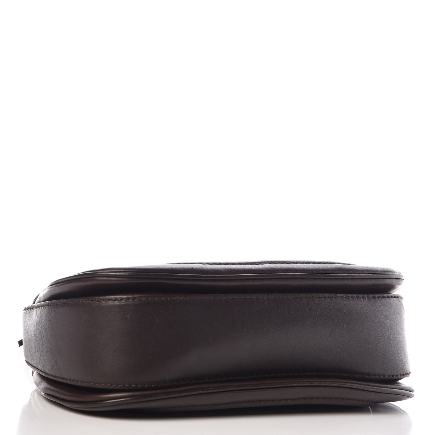 Saddle Soft Calfskin Sfumato Small New Bamboo Top Handle Bag Winter Leaf