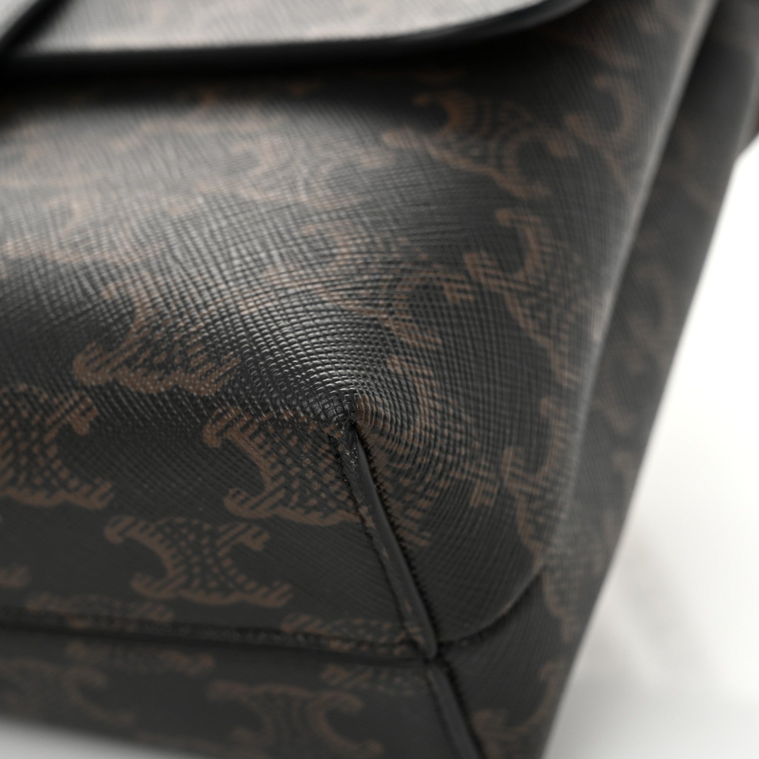 Celine Triomphe Canvas Medium Victoire Tan 10 of 11