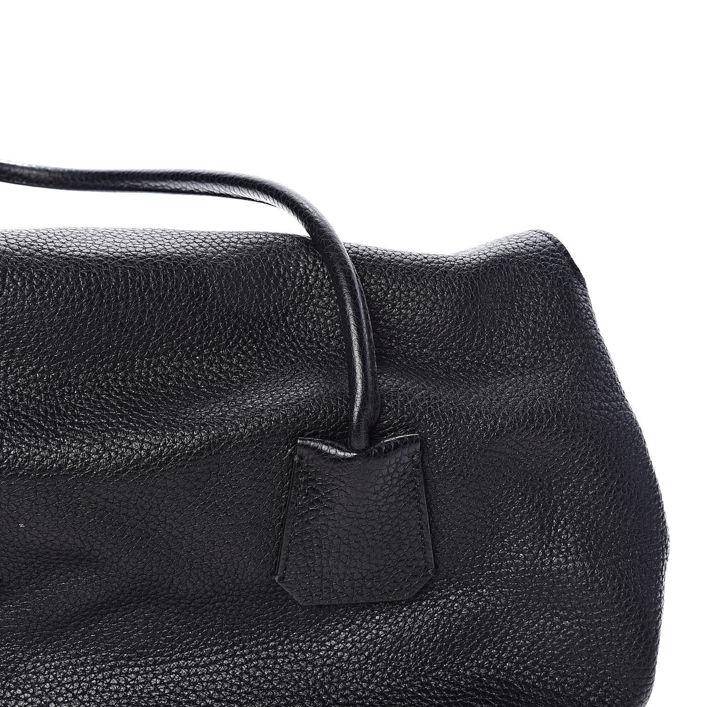 London Grainy Calfskin Medium Baynard Tote Black