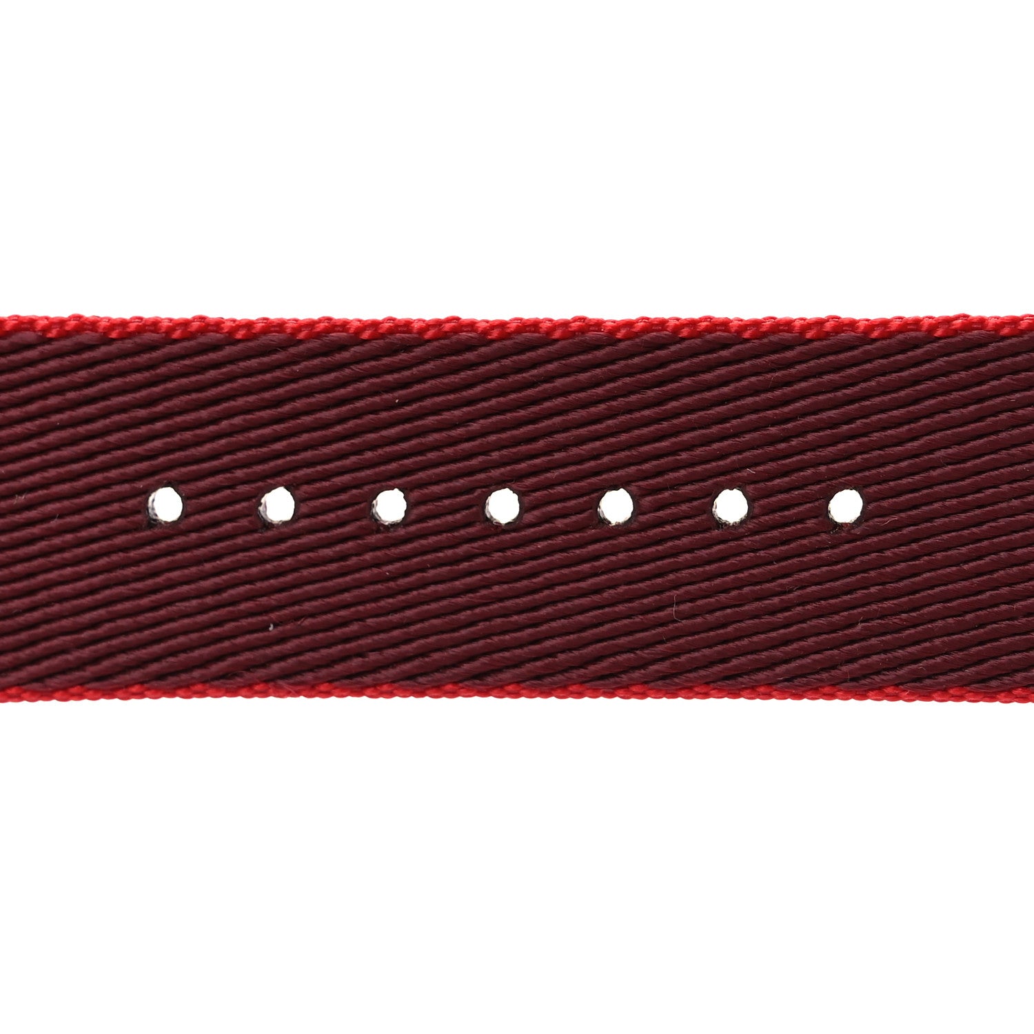 Hermes Nylon Weave Apple Watch Single Tour Band 40mm Rouge De Coeur Rouge H 3 of 8