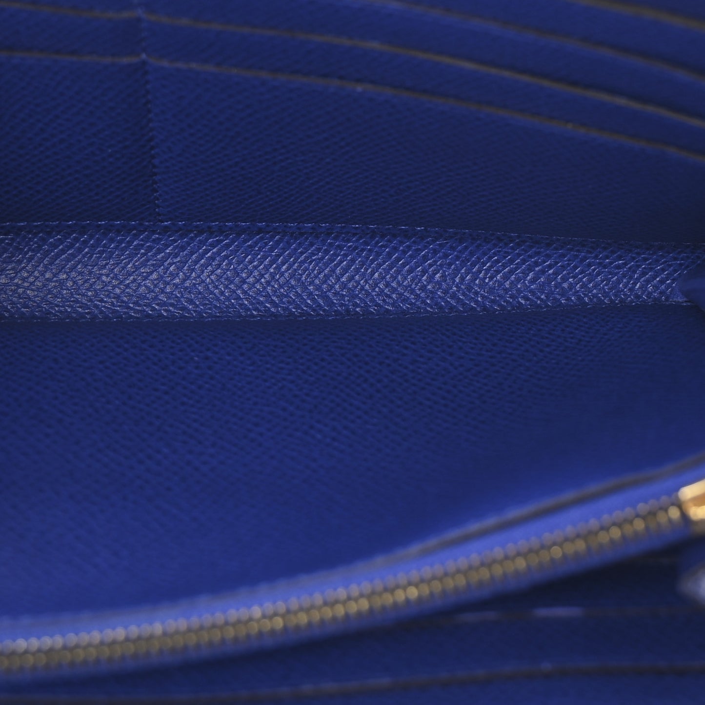 Epsom Kelly Longue Wallet Bleu Electrique