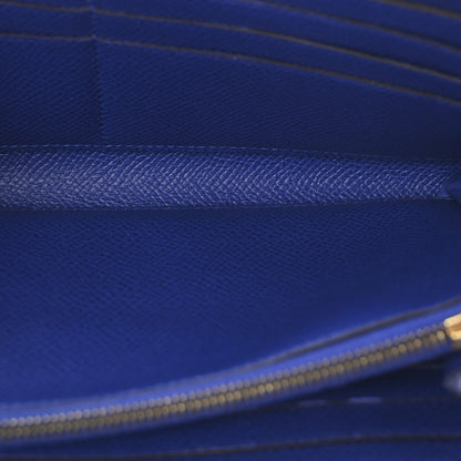 Hermes Epsom Kelly Longue Wallet Bleu Electrique 5 of 7