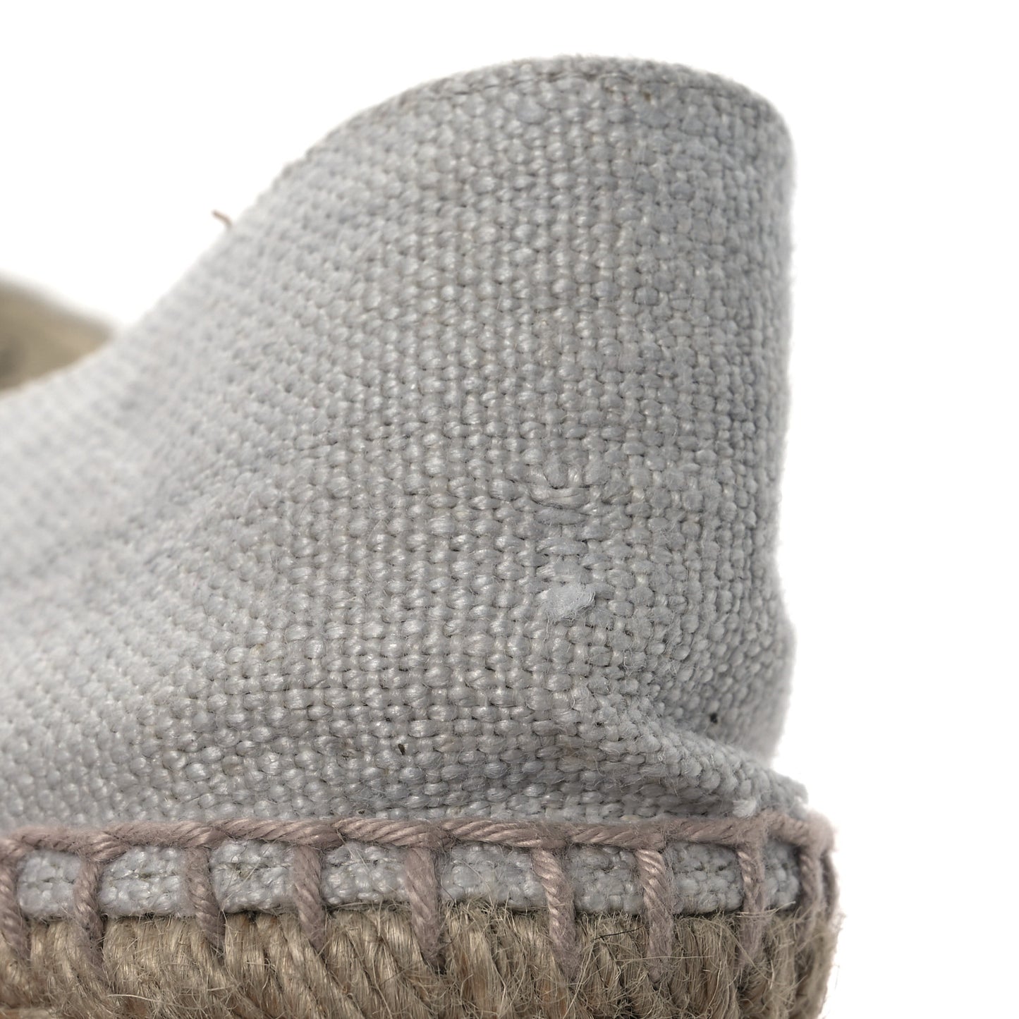 Linen CC Espadrilles 37 Beige Black