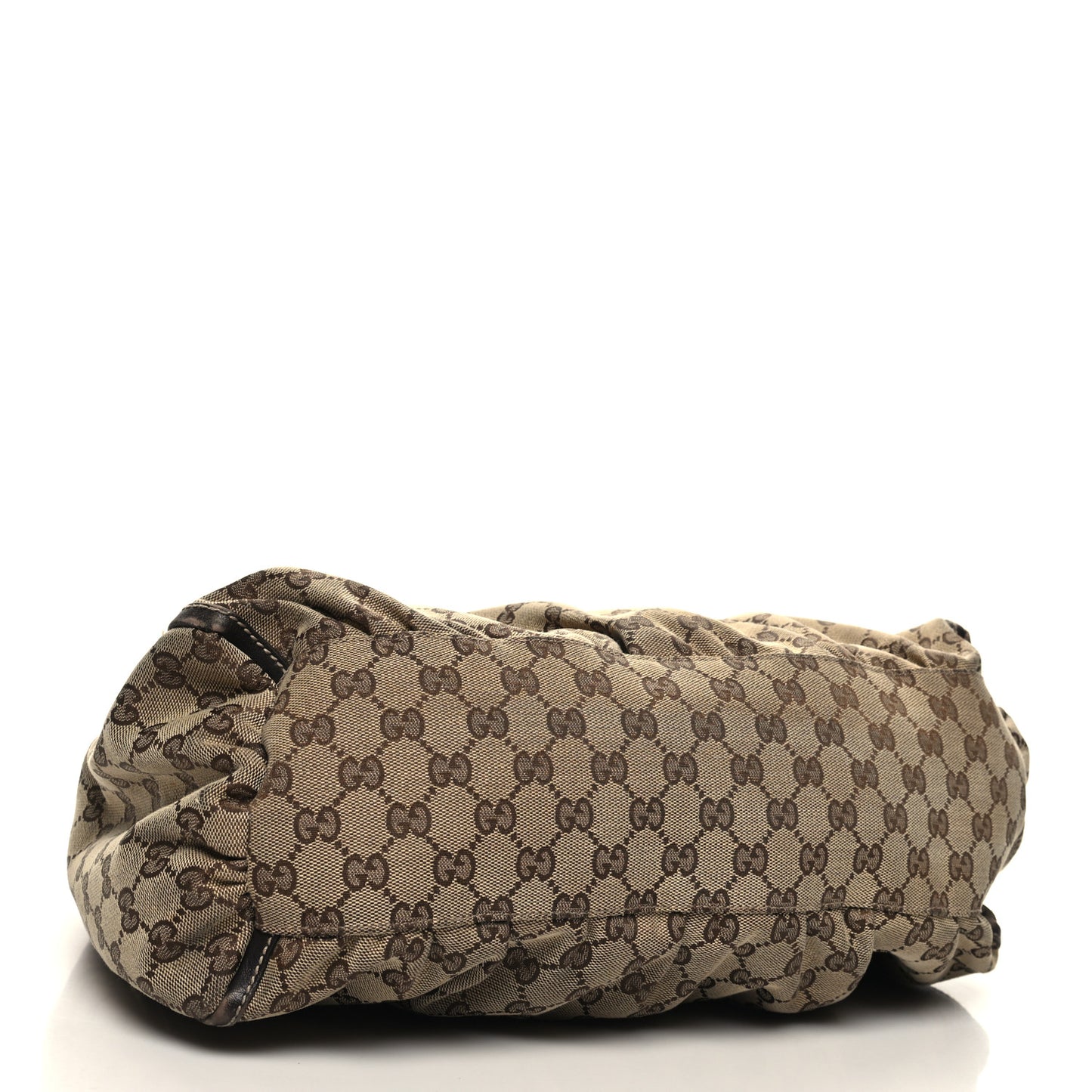 Monogram Large D Gold Hobo Dark Brown