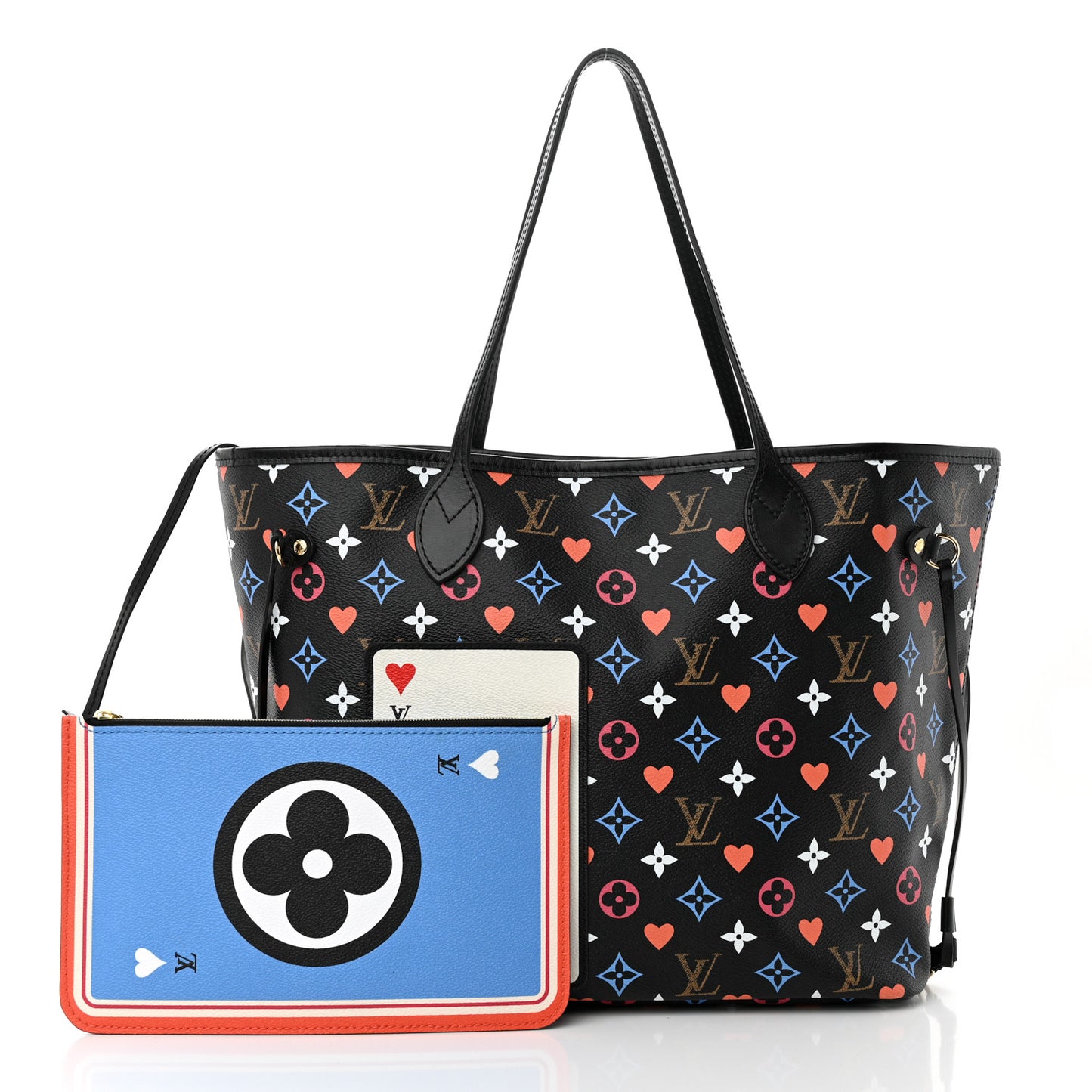 LOUIS VUITTON Game On Neverfull MM Black