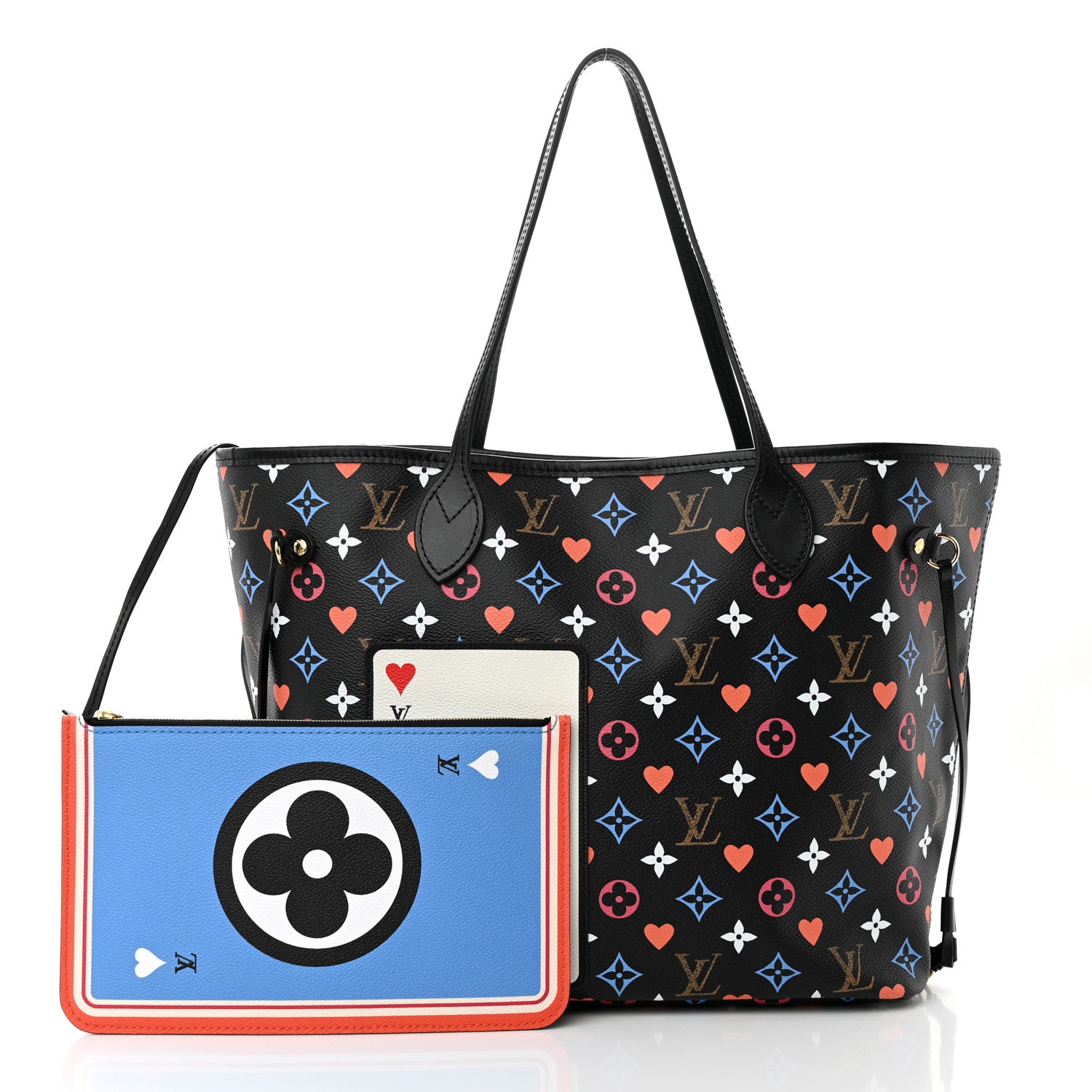 Louis Vuitton LOUIS VUITTON Game On Neverfull MM Black 3 of 11