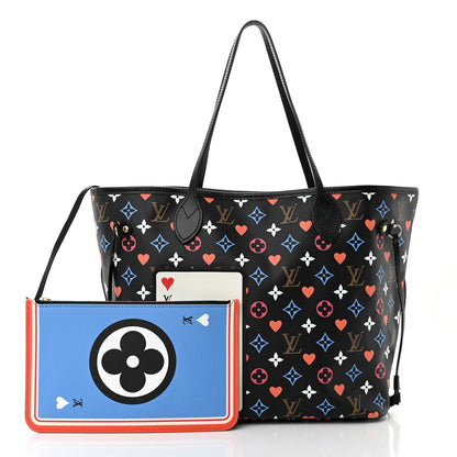 Louis Vuitton LOUIS VUITTON Game On Neverfull MM Black 3 of 11