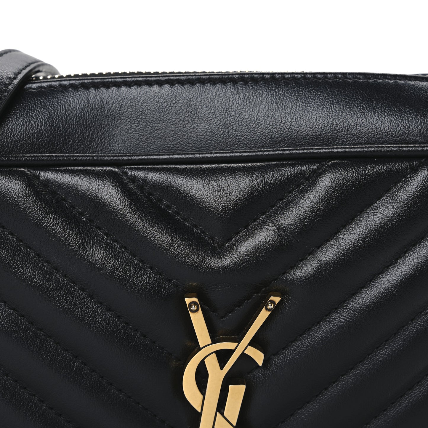 Calfskin Matelasse Monogram Lou Camera Bag Black