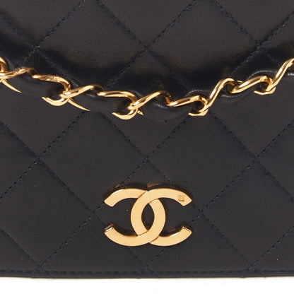Chanel Lambskin Quilted Small Single Flap Black 7 of 9