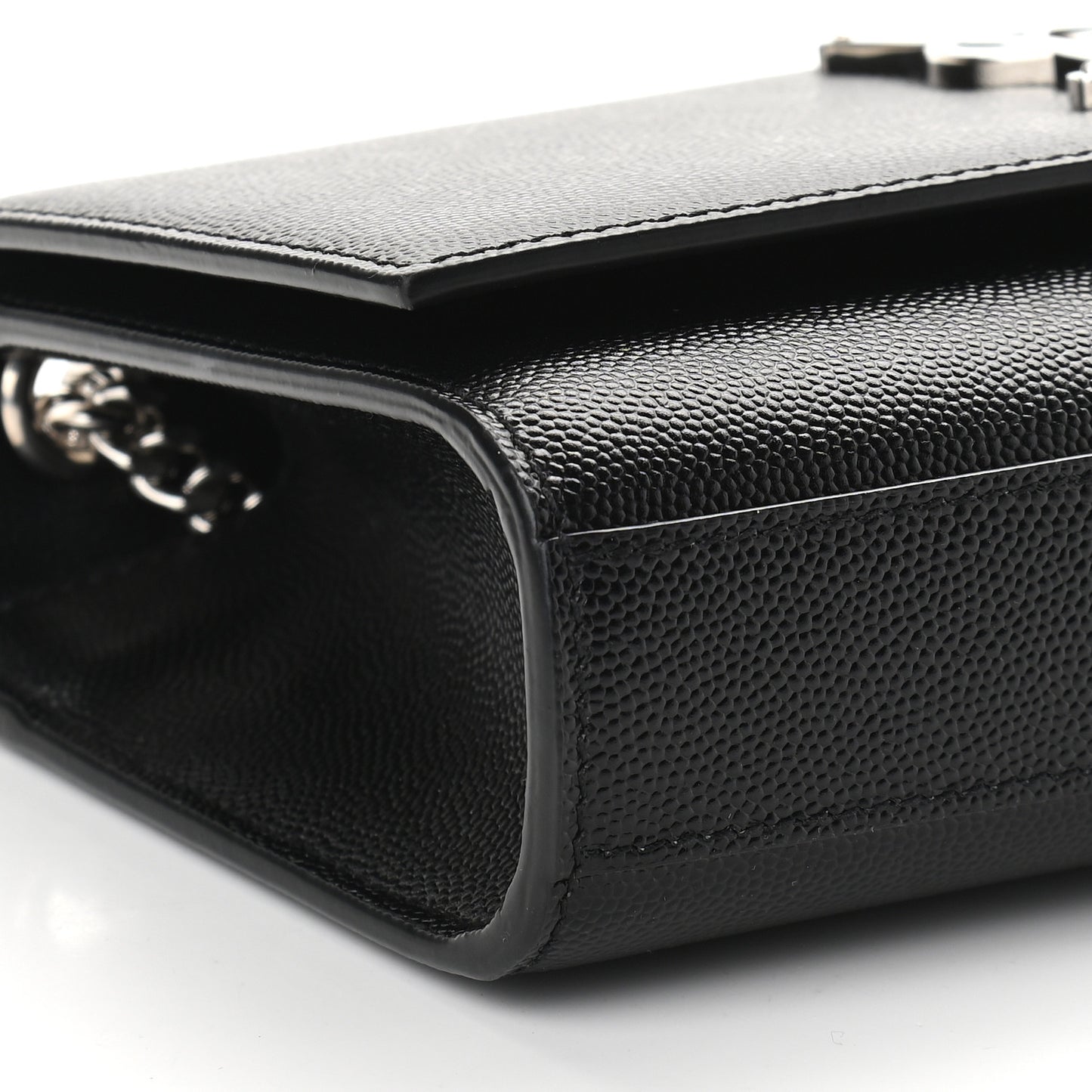 Grain De Poudre Small Monogram Kate Satchel Black