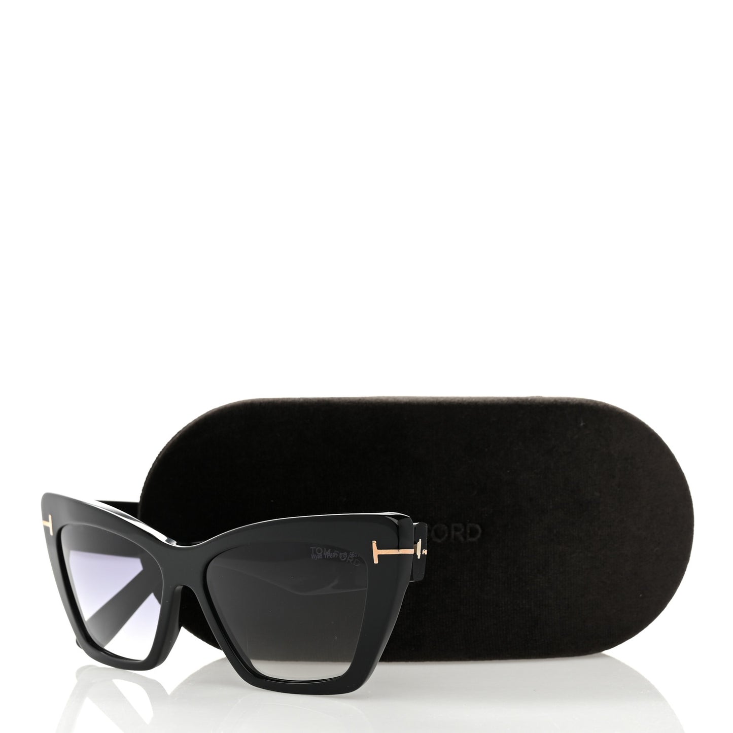 Acetate Wyatt Sunglasses TF87 Black